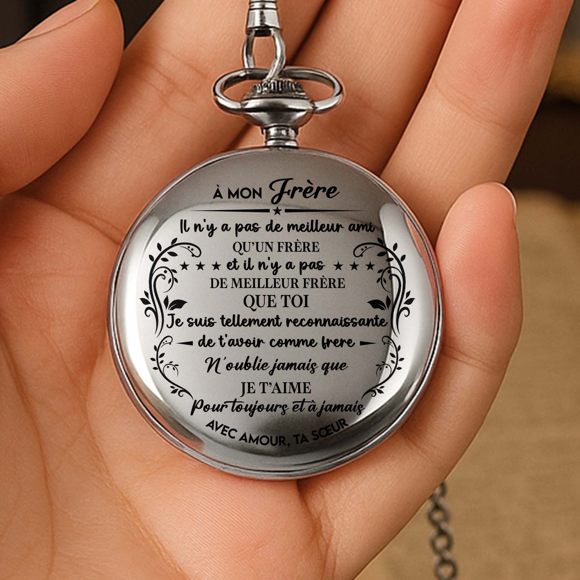 A Mon Frère, À Une Personne Exceptionnelle, Floral Motifs