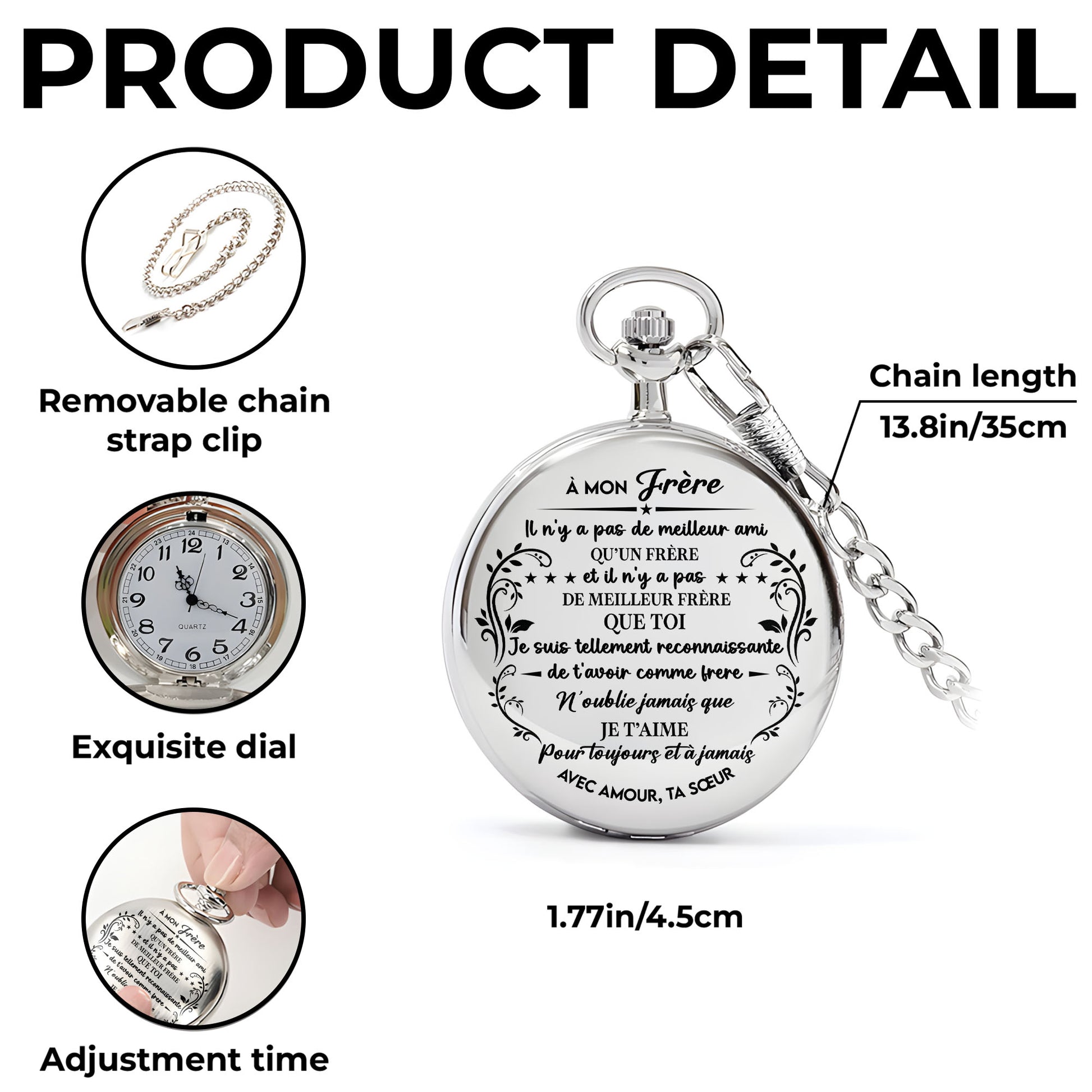 A Mon Frère, À Une Personne Exceptionnelle, Floral Motifs