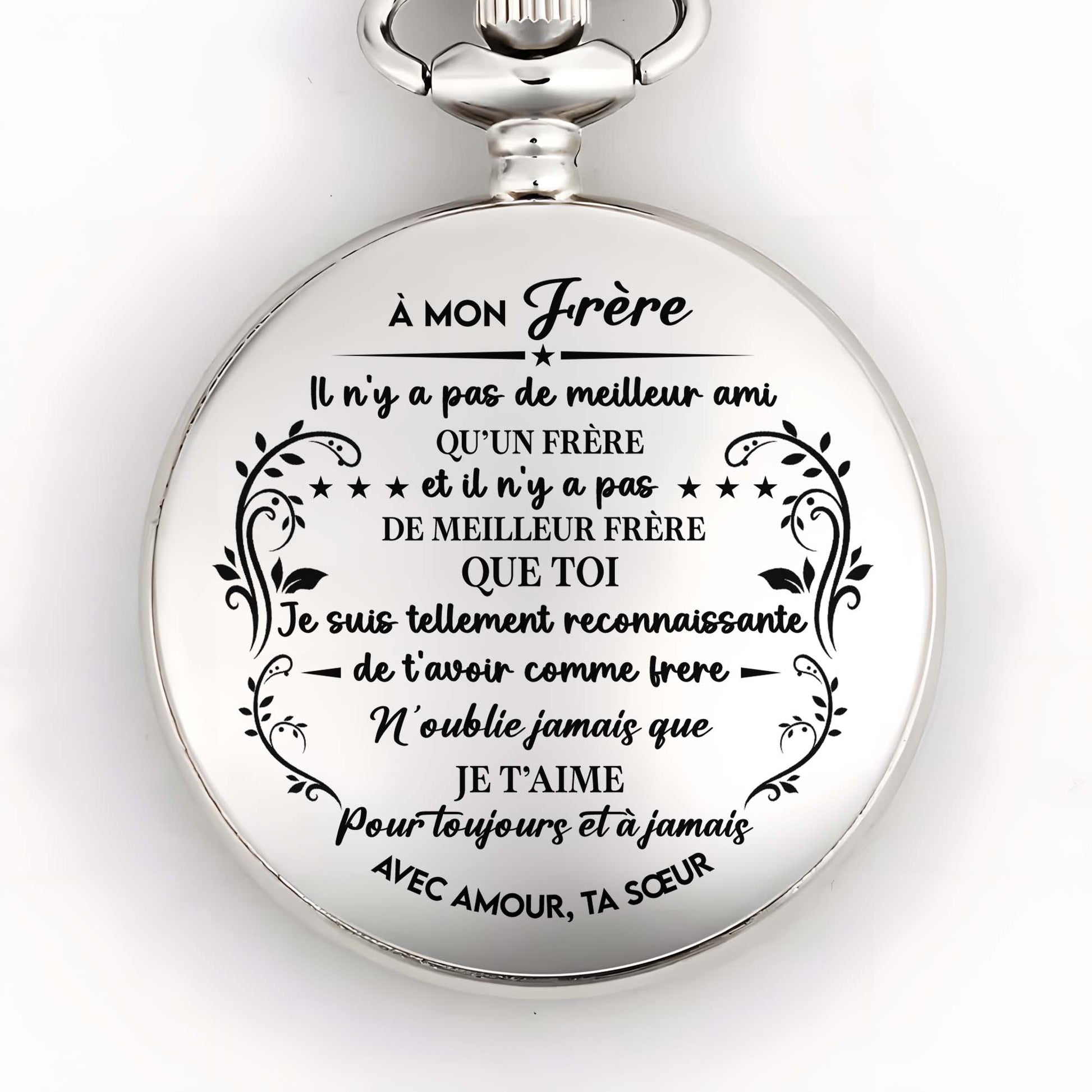 A Mon Frère, À Une Personne Exceptionnelle, Floral Motifs