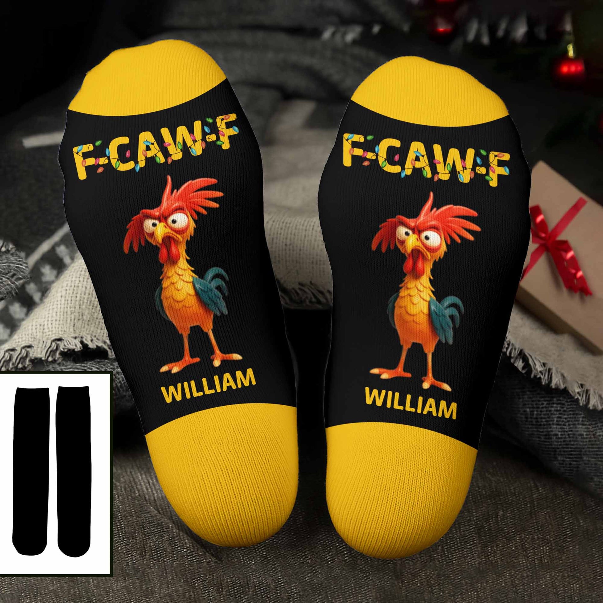 FCAWF Cartoon Chicken Socks