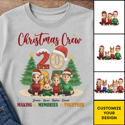 Christmas Crew Making Memories Together With Holiday Themes