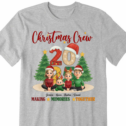 Christmas Crew Making Memories Together With Holiday Themes