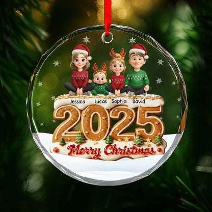 Merry Christmas With Festive Characters