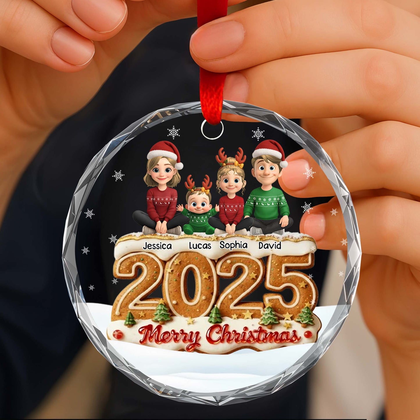 Merry Christmas With Festive Characters