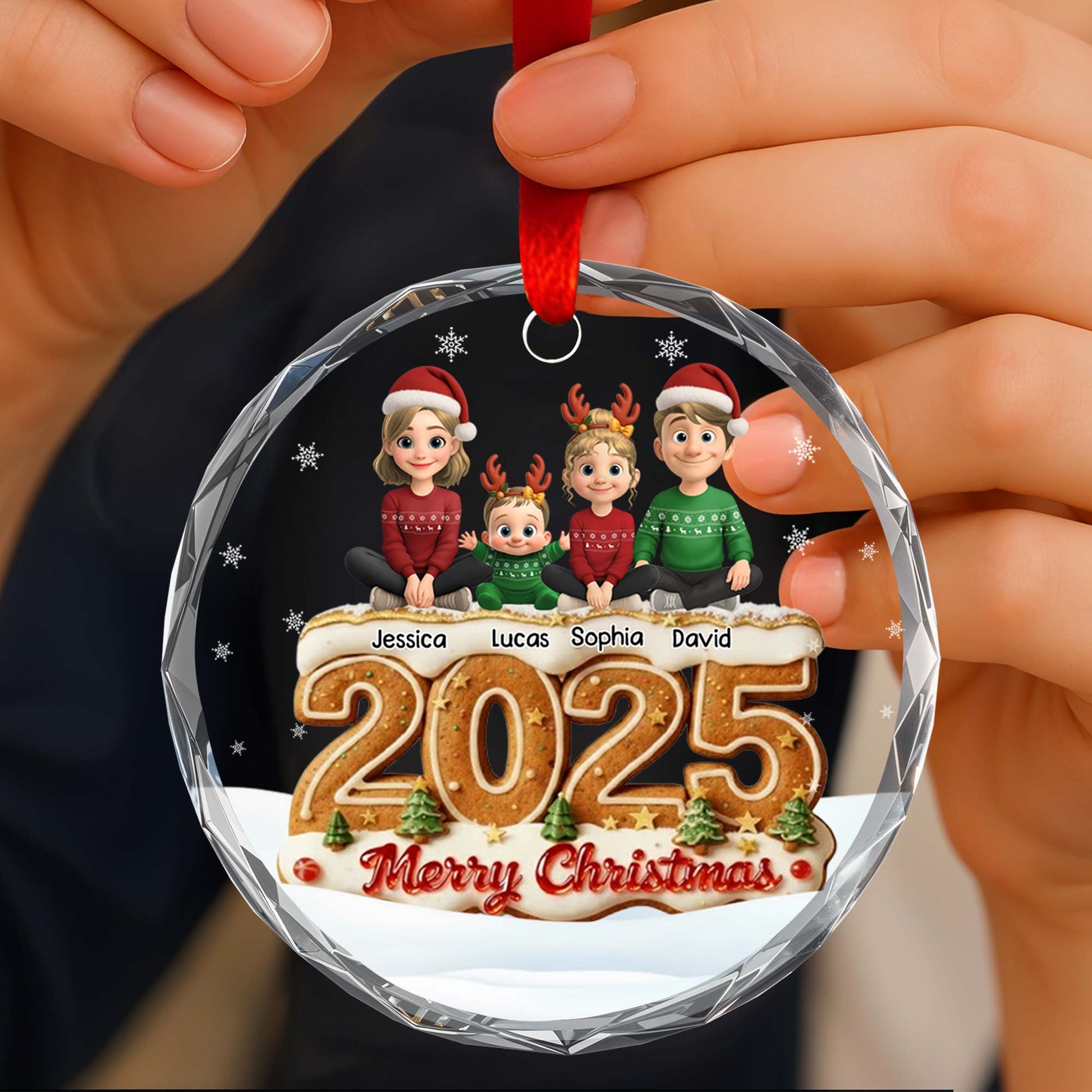 Merry Christmas With Festive Characters