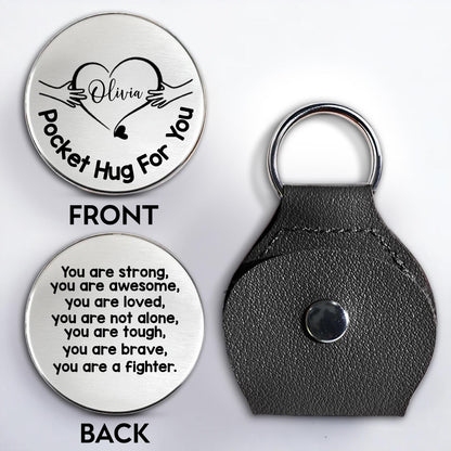 Pocket Hug For You, Heart and Hands Design