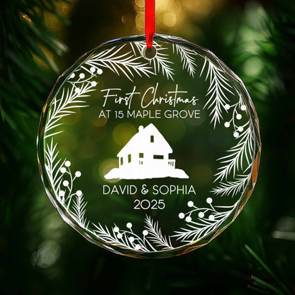 First Christmas At Our Lovely Home With Pine Branches