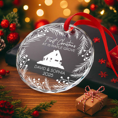 First Christmas At Our Lovely Home With Pine Branches