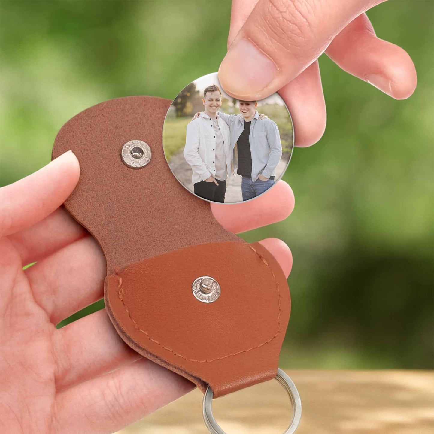 Thanks For Being My Brother, Keychain With Photo