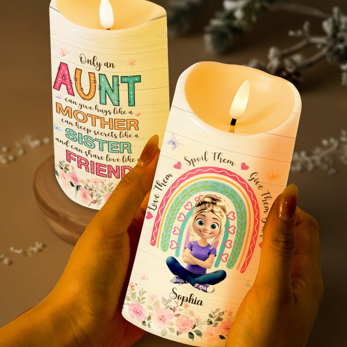 Only An Aunt Can Give Hugs Like A Mother And Share Love