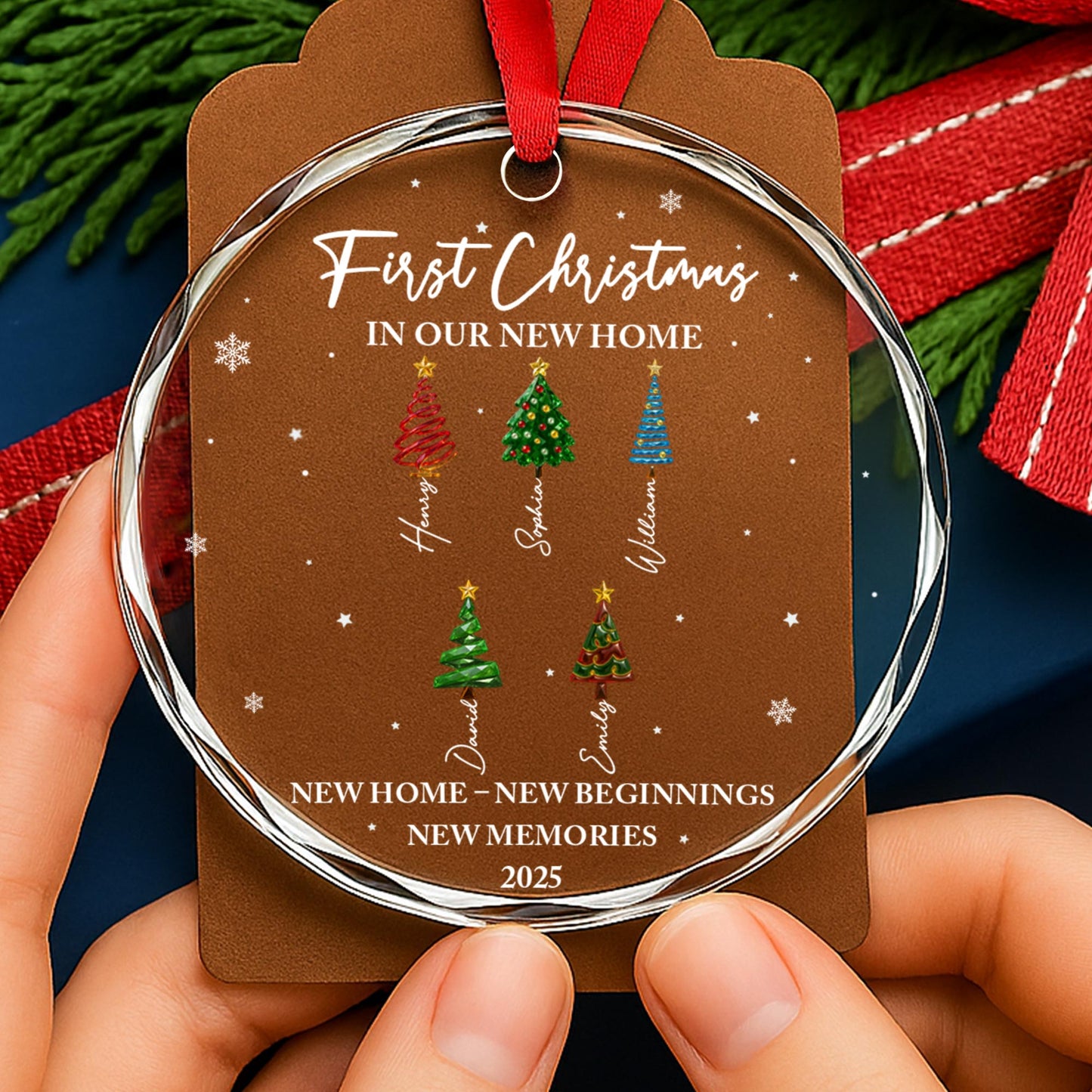 First Christmas In Our New Home With Christmas Trees