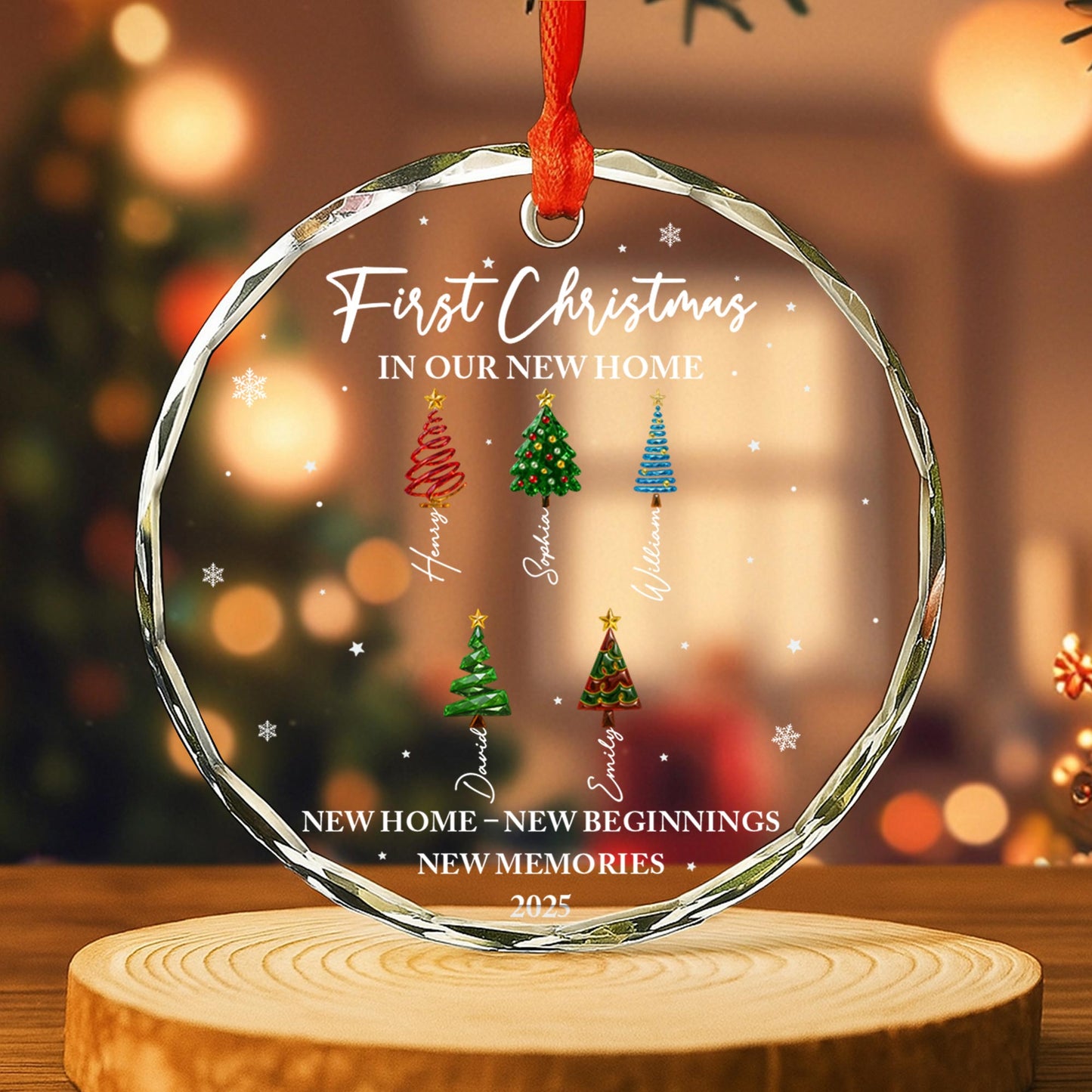 First Christmas In Our New Home With Christmas Trees