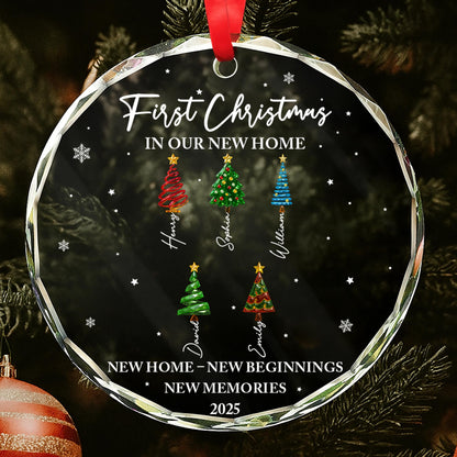 First Christmas In Our New Home With Christmas Trees