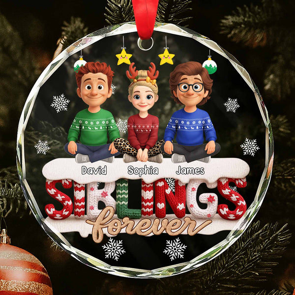 Siblings Forever, Christmas Sweater Design