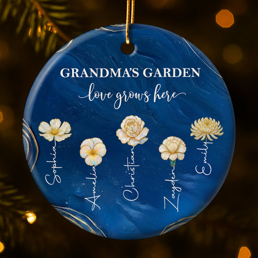 Grandma's Garden Love Grows Here With Flowers