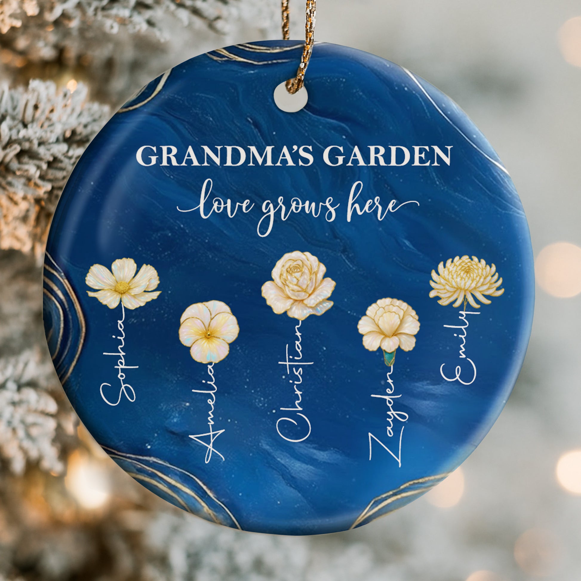 Grandma's Garden Love Grows Here With Flowers