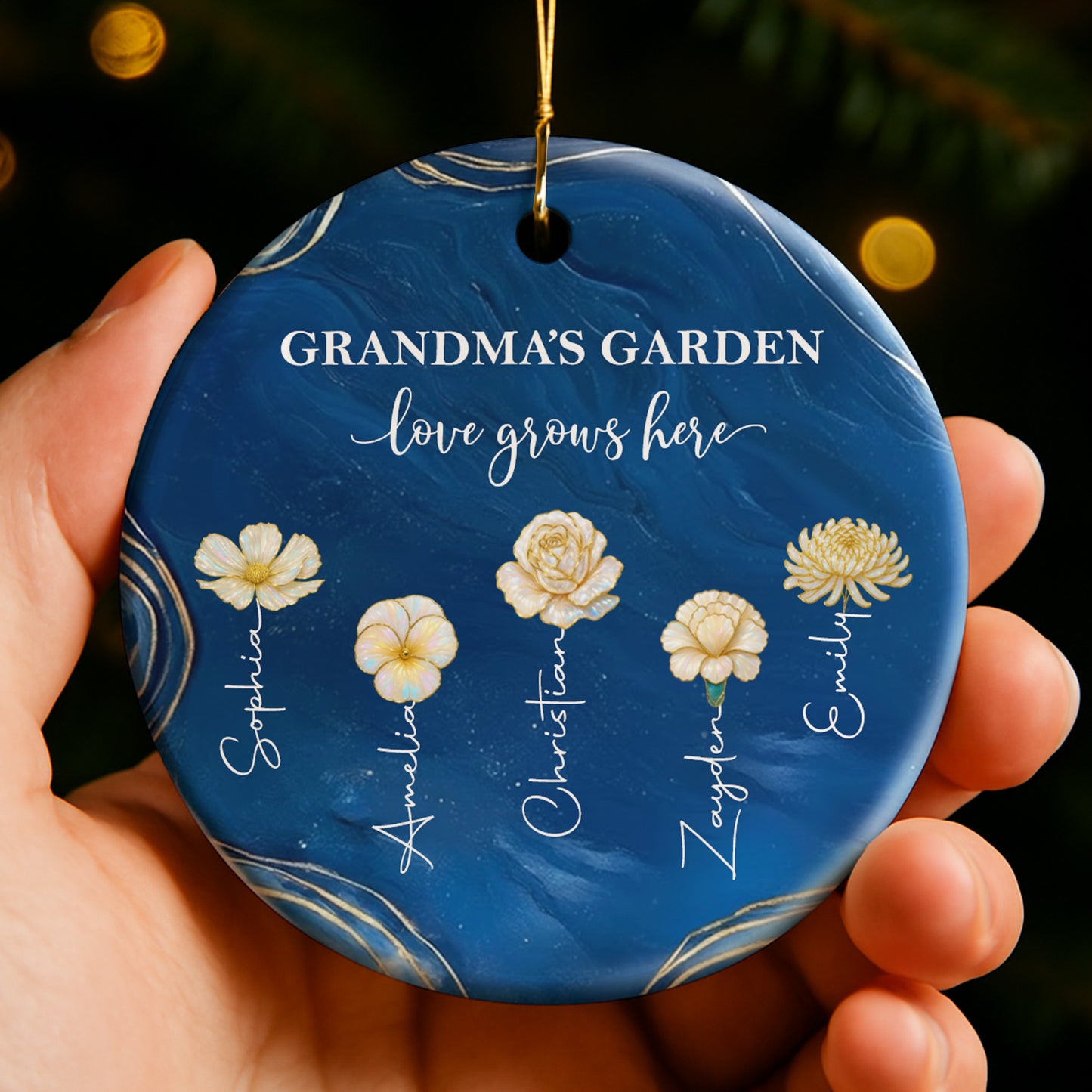 Grandma's Garden Love Grows Here With Flowers