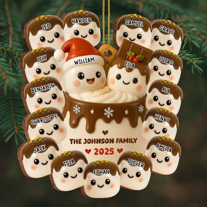 Family Christmas Hot Cocoa Mug With Santa Hat