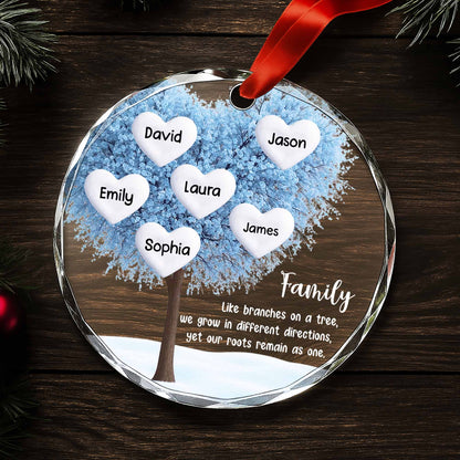 Like Branches On A Tree, Family Tree With Hearts