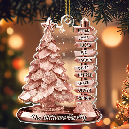 The [Family Name] Family Christmas Tree Ornament