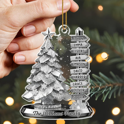 The [Family Name] Family Christmas Tree Ornament