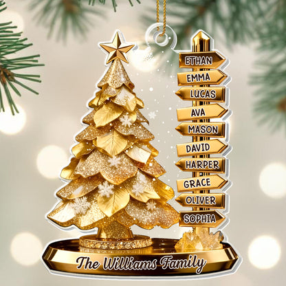 The [Family Name] Family Christmas Tree Ornament