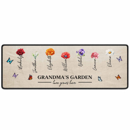 Grandma's Garden Love Grows Here With Flowers And Butterflies