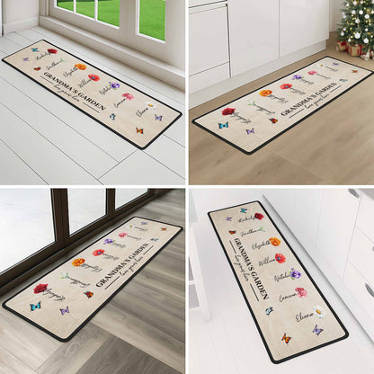 Grandma's Garden Love Grows Here With Flowers And Butterflies