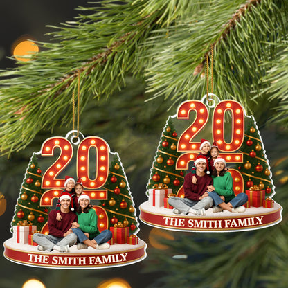 Celebrating Our Family's Joyful Moments With Christmas Tree And Lights