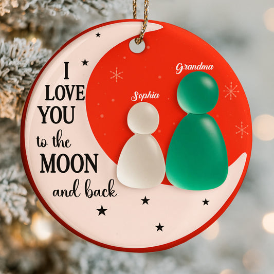 I Love You To The Moon And Back With Moon And Stars