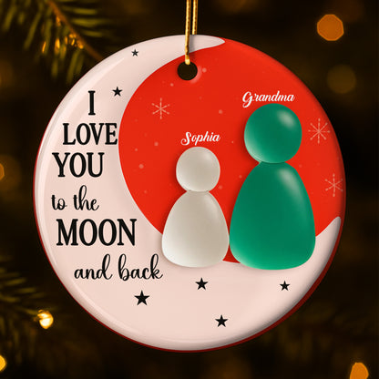 I Love You To The Moon And Back With Moon And Stars