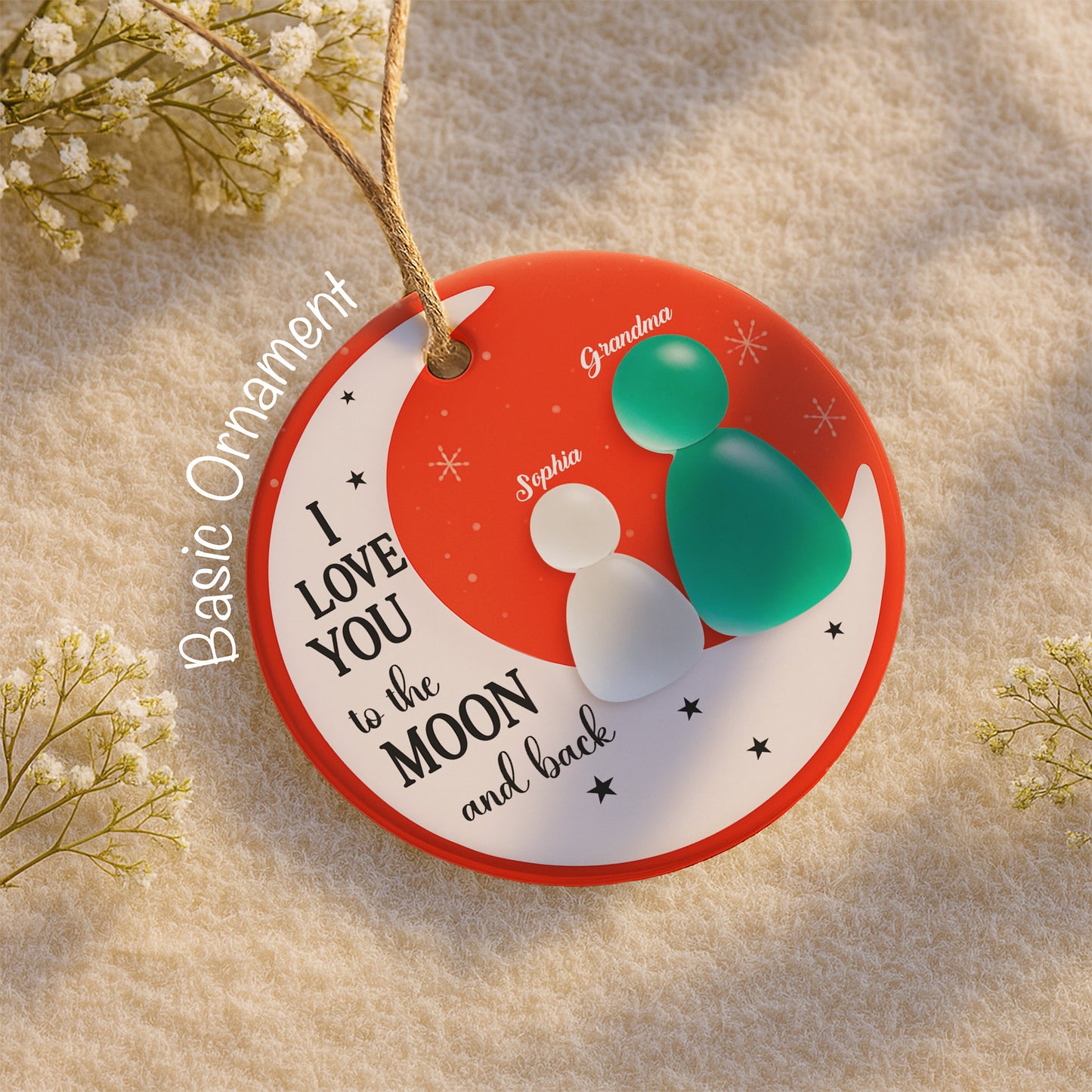 I Love You To The Moon And Back With Moon And Stars