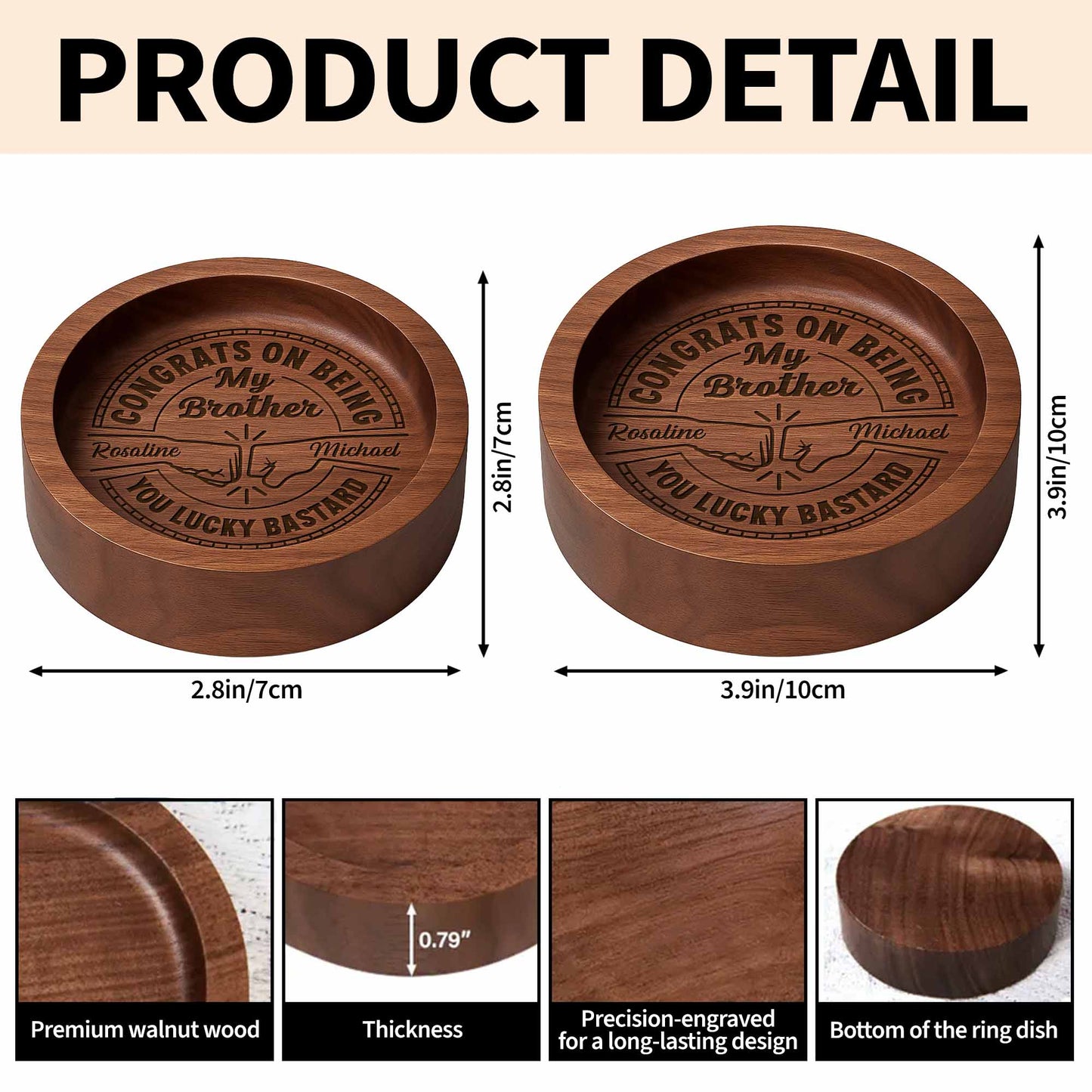 Congrats On Being My Brother With Compass And Arrows