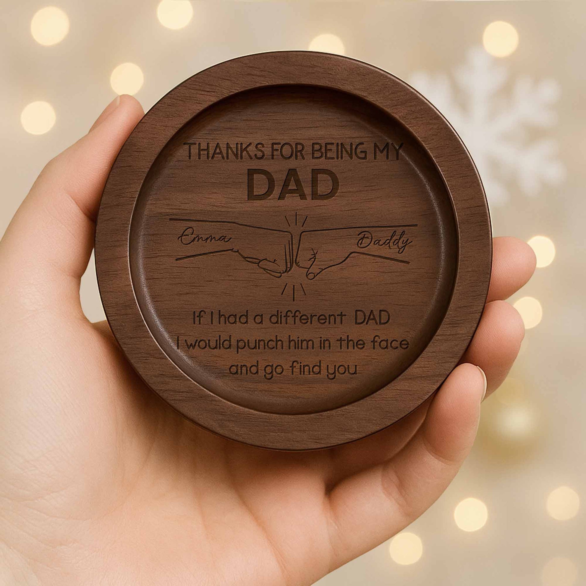 Thanks For Being My Dad, Hands And Heartline