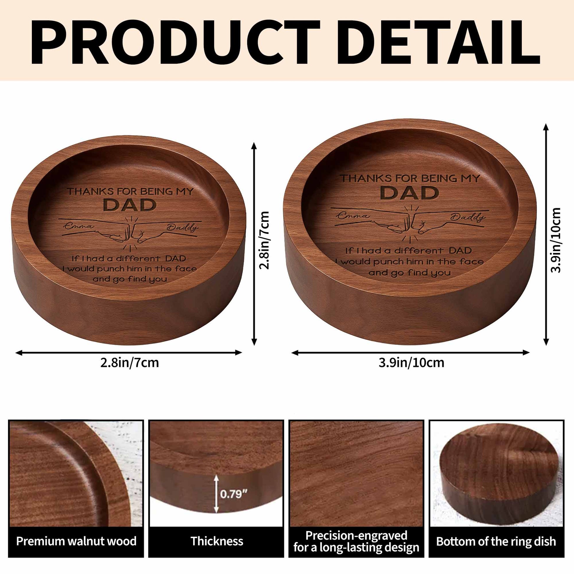 Thanks For Being My Dad, Hands And Heartline