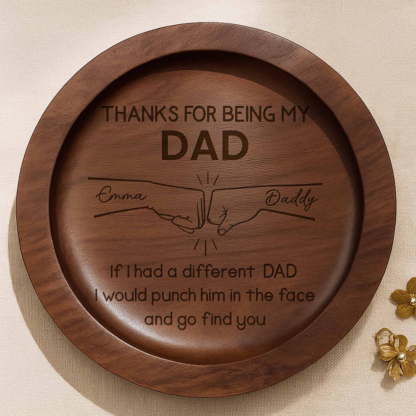 Thanks For Being My Dad, Hands And Heartline