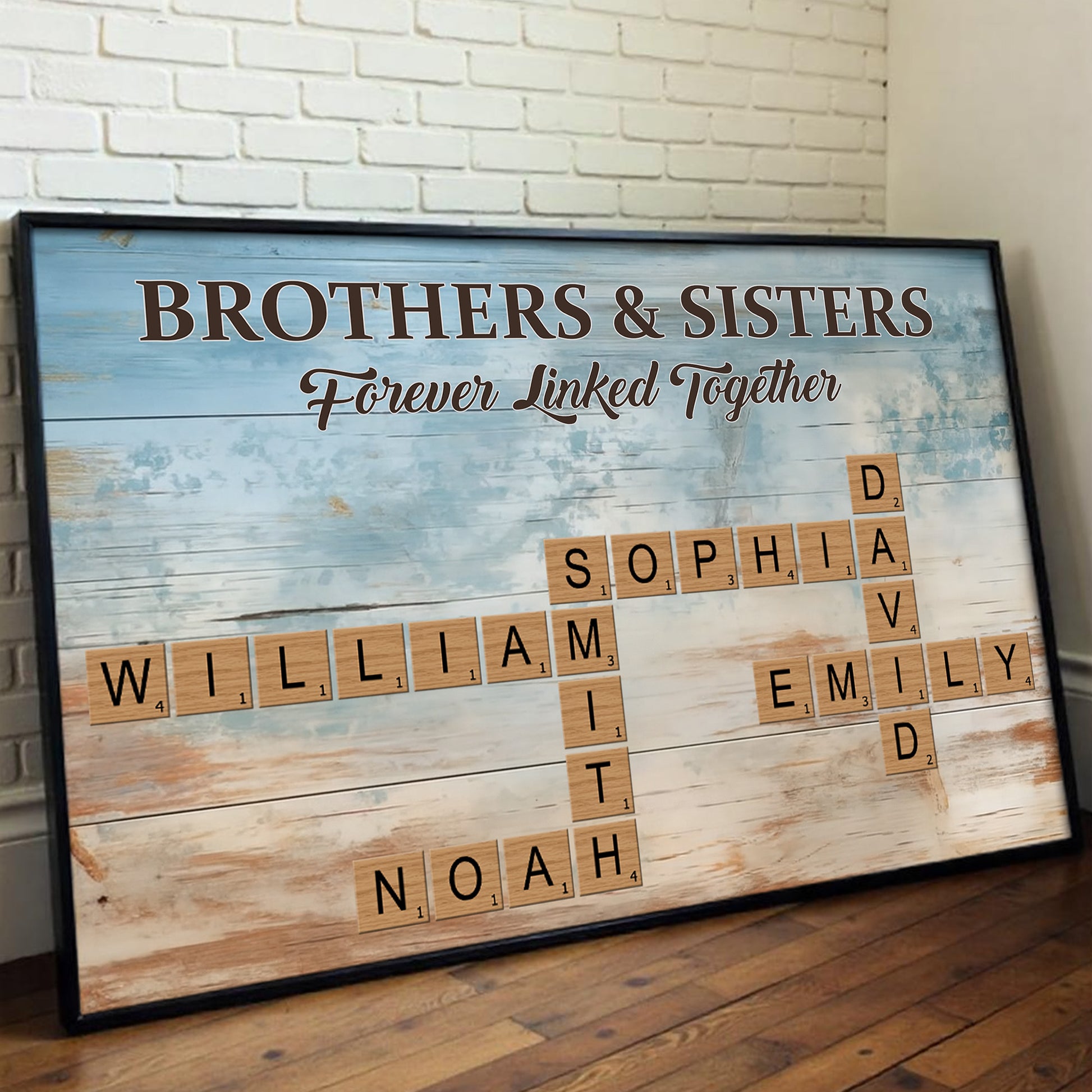 Brothers And Sisters Forever Linked Together Poster