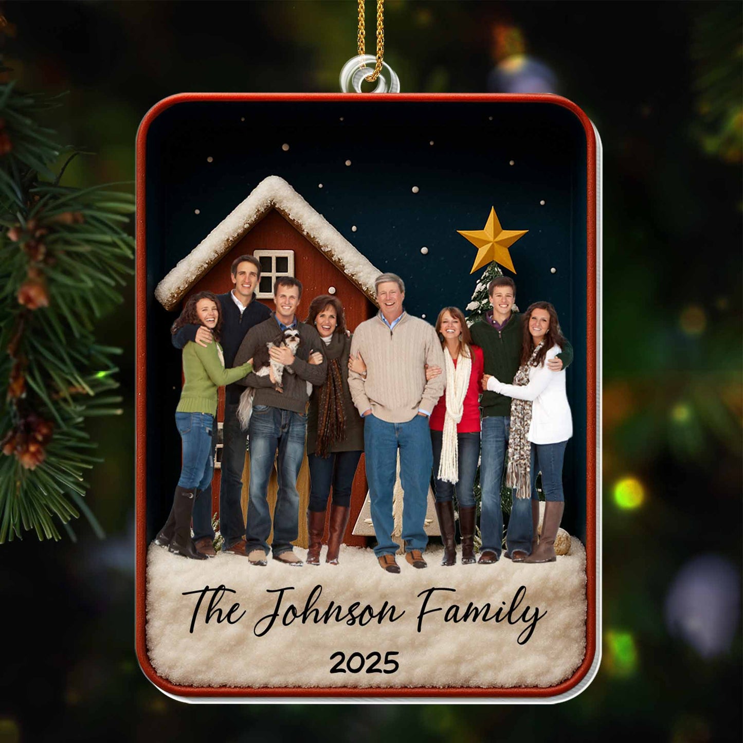 Celebrate Your Family’s Cherished Moments, House And Star Design