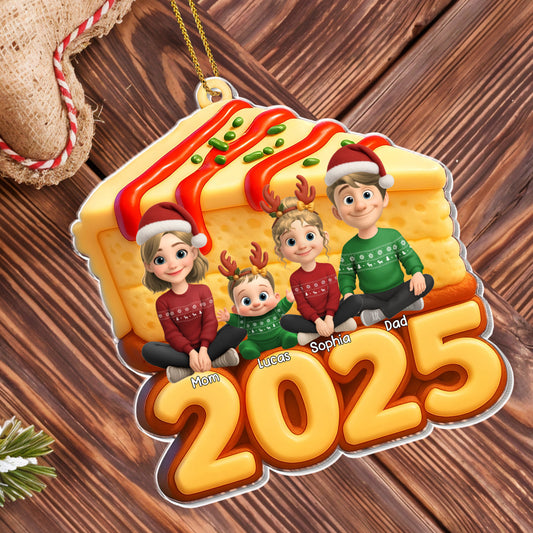 Celebrate A Special Family Christmas, Family On Cookie