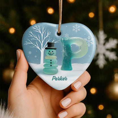 A Winter Wonderland Greeting, Snowflakes And Snowman