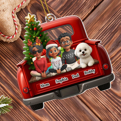 Celebrate Your Family's Unique Holiday Cheer With Festive Truck And Christmas Tree