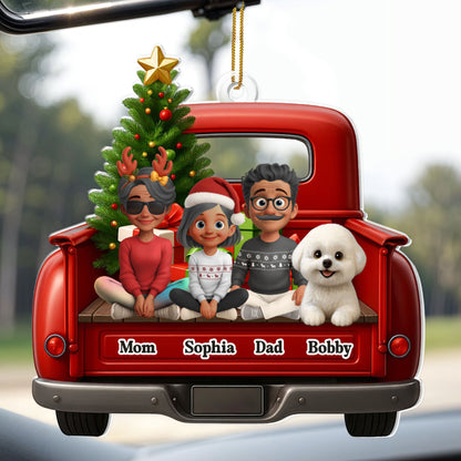 Celebrate Your Family's Unique Holiday Cheer With Festive Truck And Christmas Tree