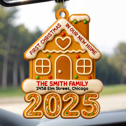 First Christmas In Our New Home, Gingerbread House Ornament