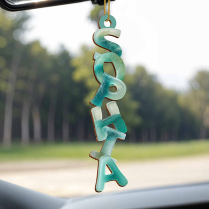 Capture the Festive Spirit Custom Name Ornament