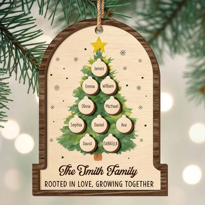 Rooted In Love, Growing Together Christmas Tree Ornament