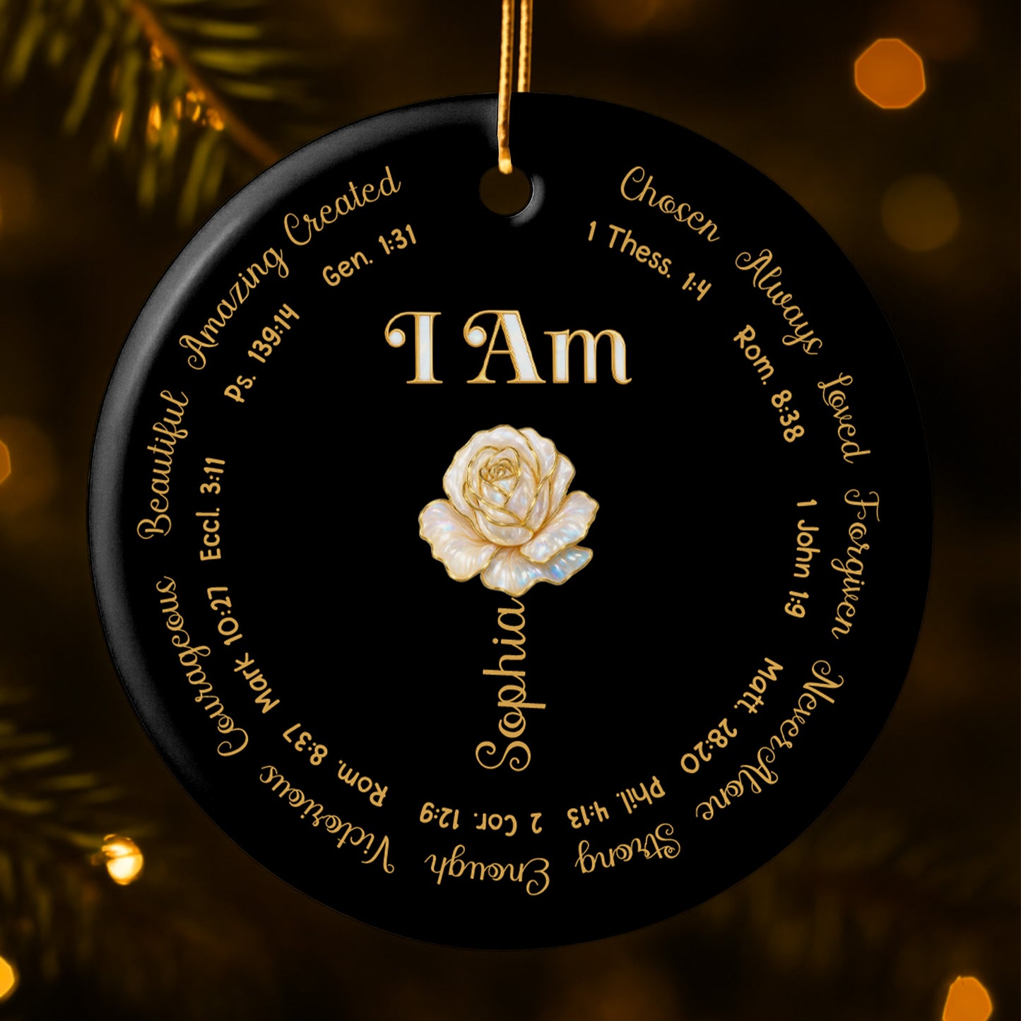 Beautiful Amazing Created Chosen Always Loved I Am Flower