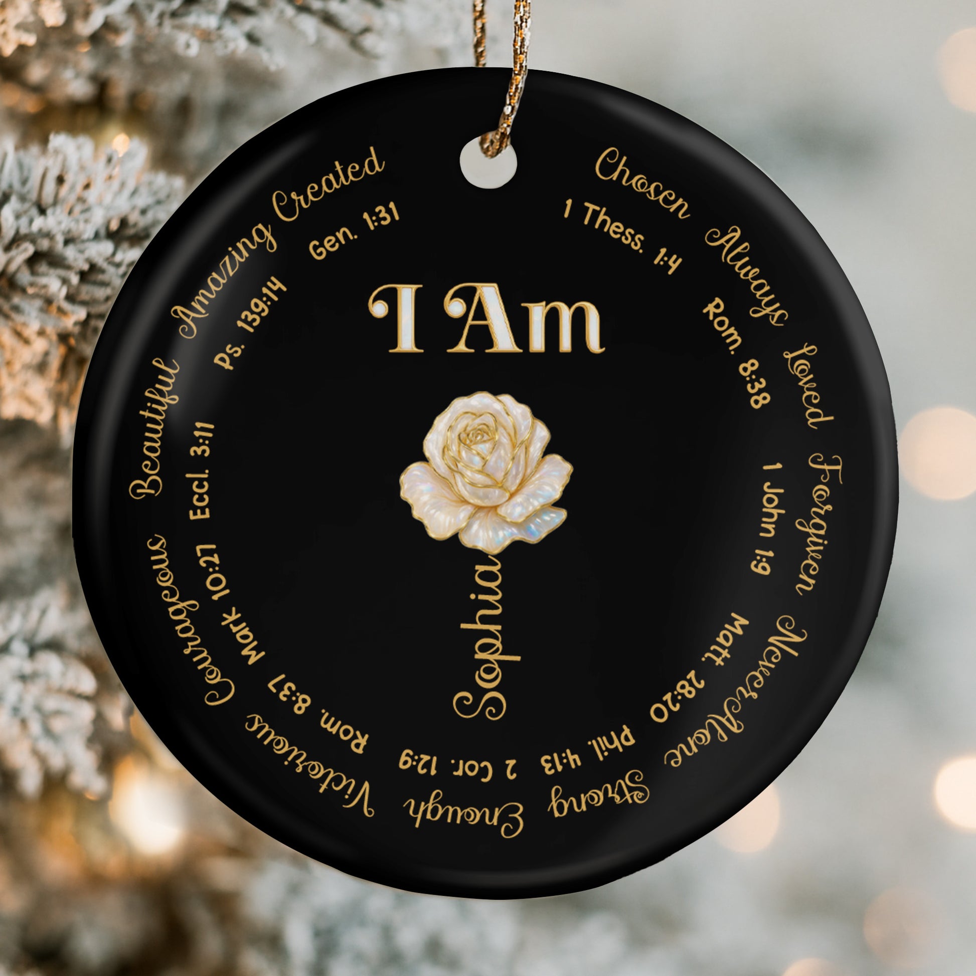 Beautiful Amazing Created Chosen Always Loved I Am Flower