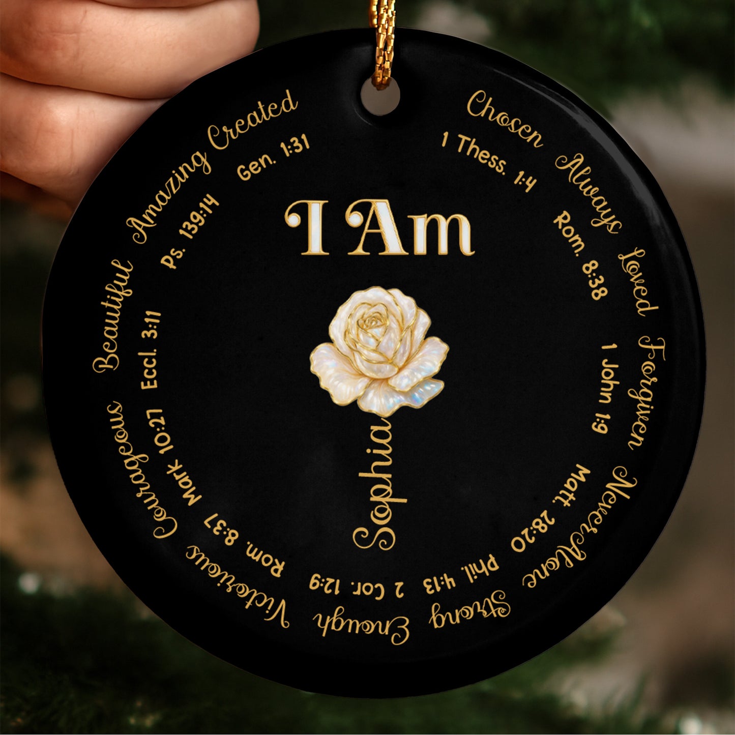 Beautiful Amazing Created Chosen Always Loved I Am Flower