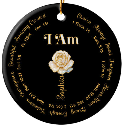 Beautiful Amazing Created Chosen Always Loved I Am Flower