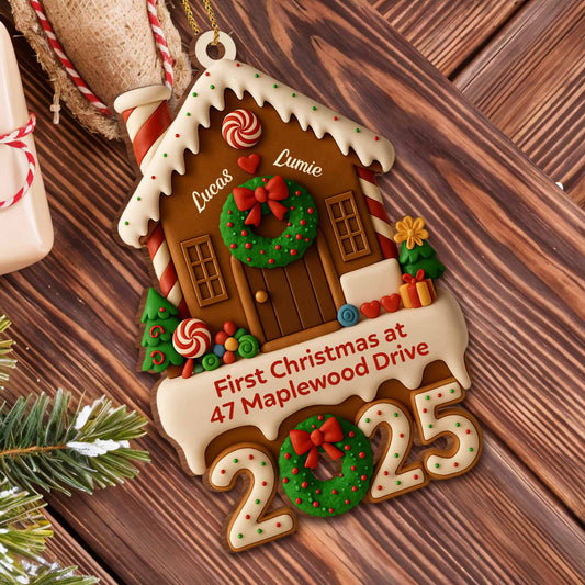 First Christmas At New Home With Festive Decorations